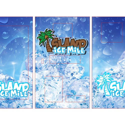 Create a vinyl wrap for a ice vending machine Design by S.U.P.A.T.A