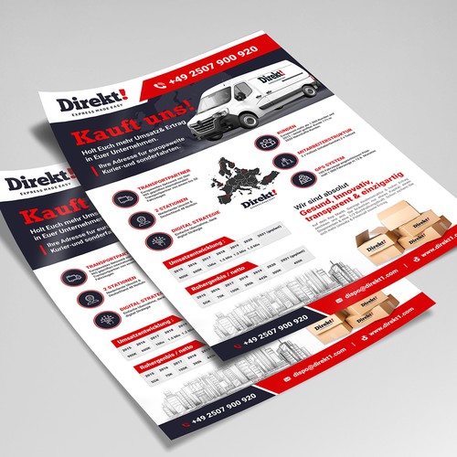 One Page Flyer / Cool Design by Monki D Loy