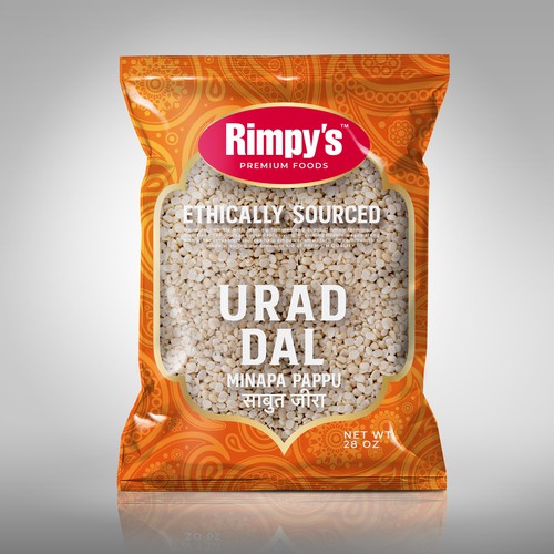 Rimpy's Indian Foods Ontwerp door Dimanist