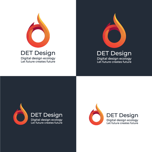 DET——Industrial Design Company Logo Design (Gold) Design by DWRD