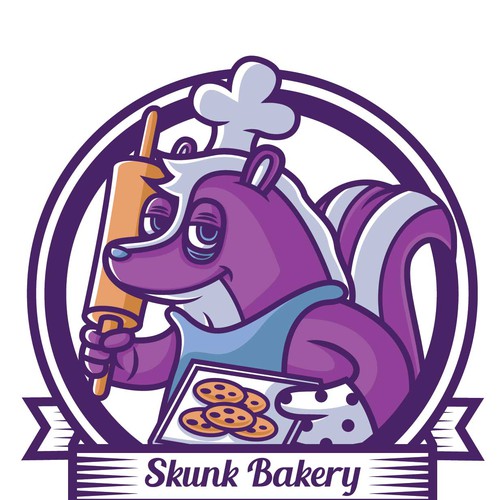Purple skunk bakery | T-shirt contest | 99designs