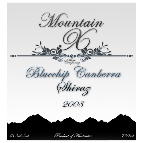 Mountain X Wine Label Design por Tomáš Patoprstý