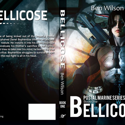 Sci-Fi Novel Cover Design, Start of Series. Design by DHMDesigns