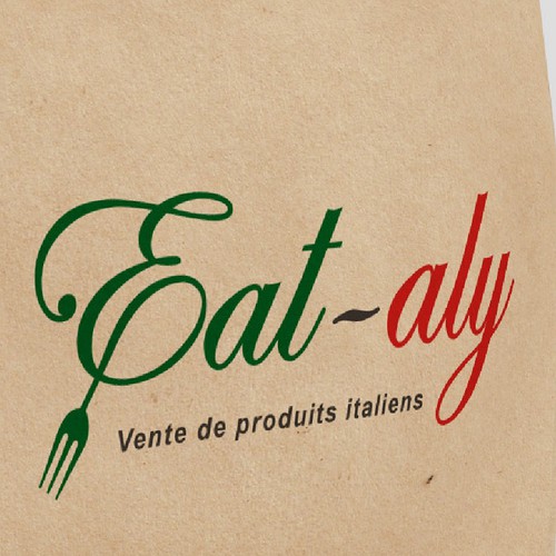 Logo site de vente de produits alimentaires italiens pour eat-aly ...