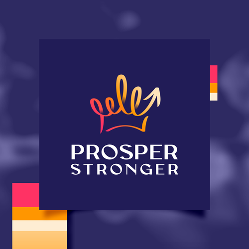 Prosper Stronger Logo Design by dznWILD