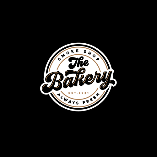 Smoke Shop Called "The Bakery" Logo Design by Boaprint