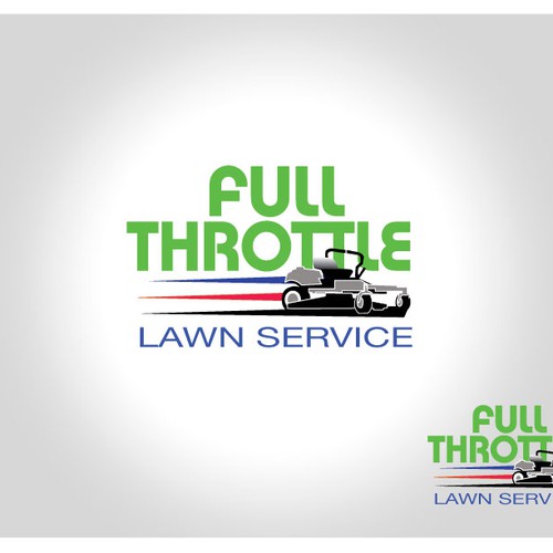 コンペ「New logo wanted for Full Throttle Lawn Service」のデザイン by LogoArtProさん 