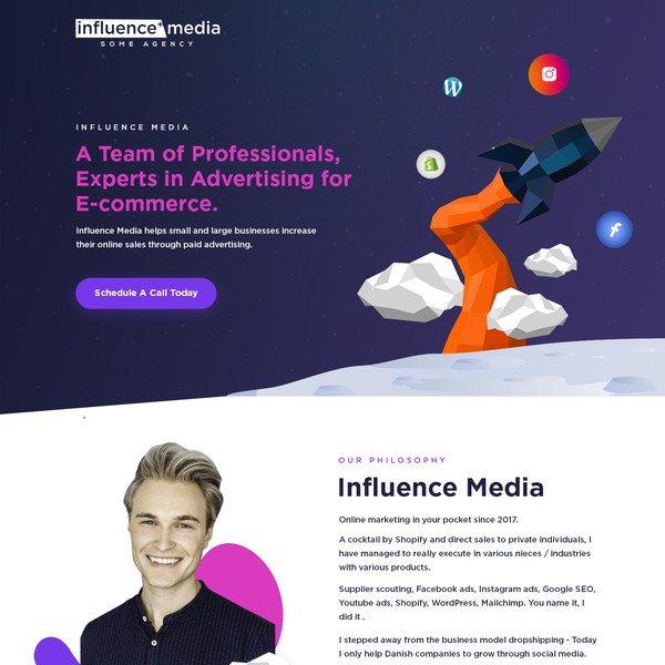 1-1 project for Influence Media