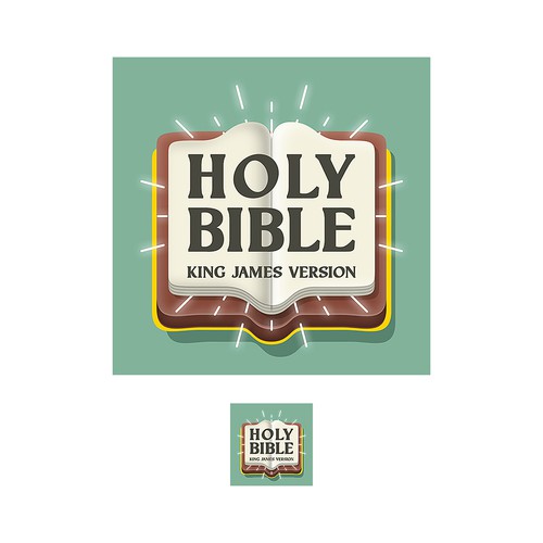 Icon/Logo for App Store and Play Store -- Bible App Design by AnriDesign