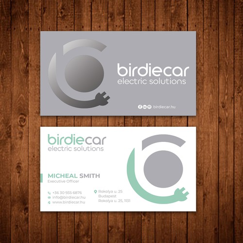 business card for company called birdie Design by ™SF_Design™