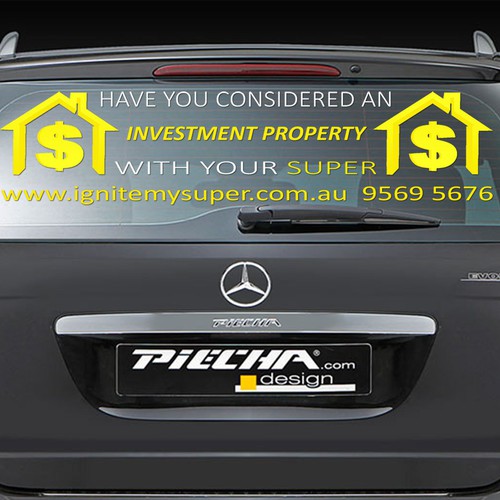 Back Windscreen Signage Design by pyroman92