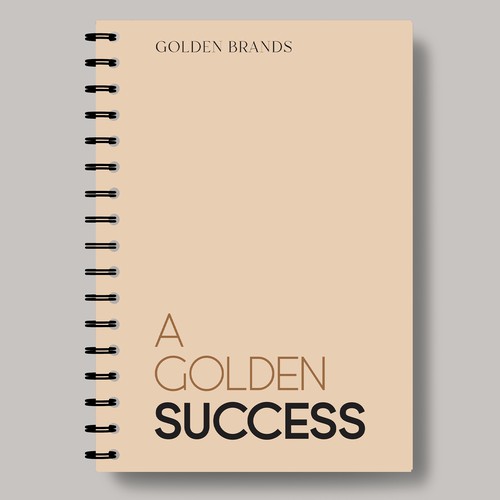 Inspirational Notebook Design for Networking Events for Business Owners Diseño de CREA CO