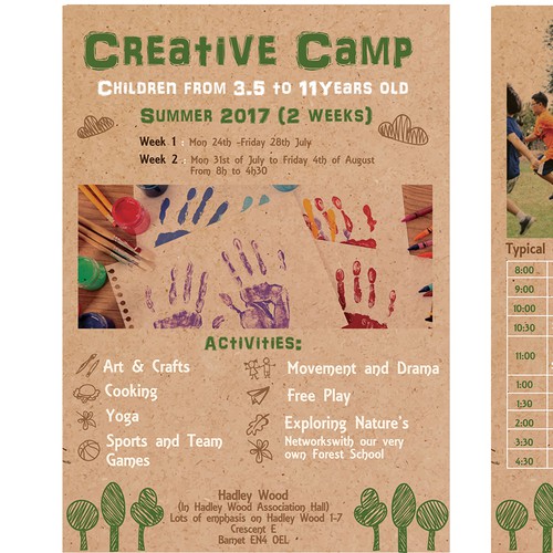 Create A Super Cool Flyer For A Summer Holiday Camp