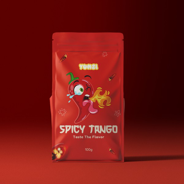 Spicy Tango: Character Driven Snack Packaging Design