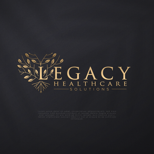 Elegant Professional Healthcare Staffing Logo (female owned) Design by e t ' s