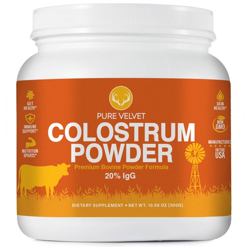 Design di Re-design Supplement Label to capture Amazon shopper attention & boost CTR - Colostrum Powder di EffieK