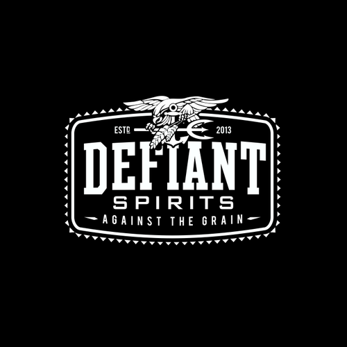 Help Defiant Spirits/ Defiant Distillery with a new logo Design by TimZilla