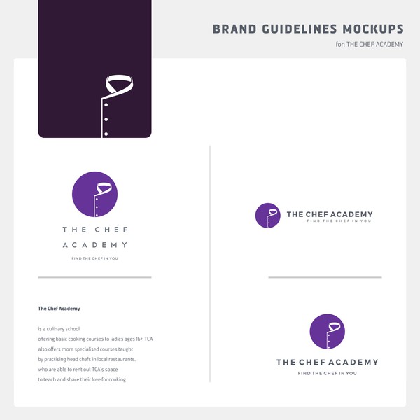 Design by a.christian titled "THE CHEF ACADEMY"