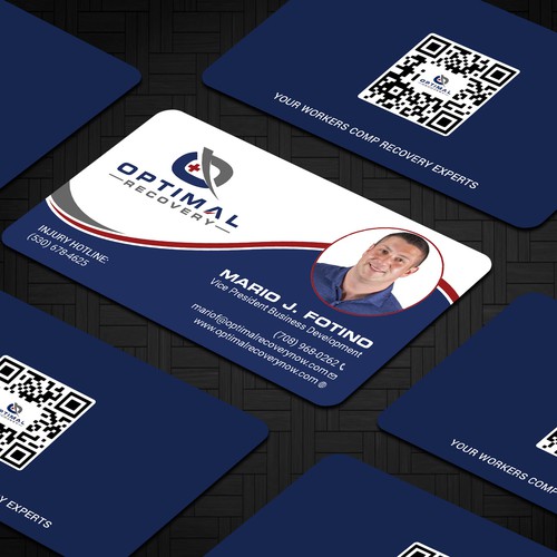 Optimal Recovery Business Card Design by RENEXIT