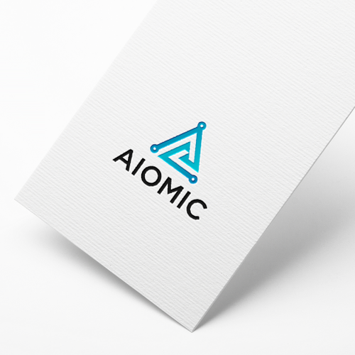 New logo for Aiomic (AI healthtech company) Design by -BlackHorse™ -