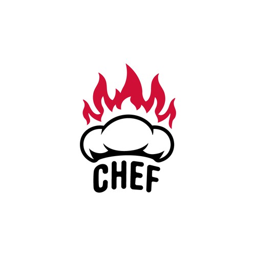 "CHEF": Food & Cooking Social Media Logo Design by Rainbow@sky