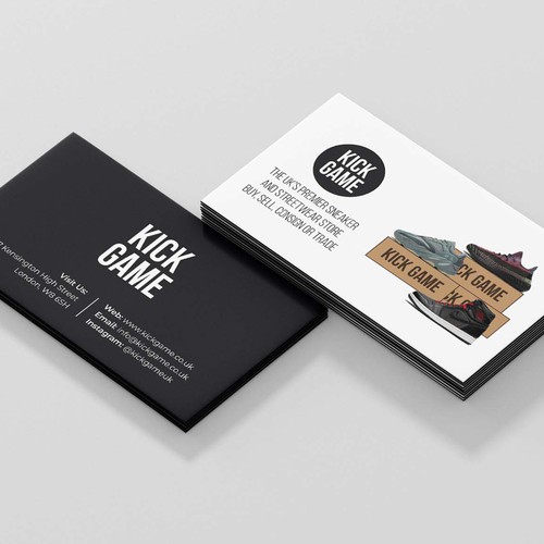 Design a cool & creative business card for a leading sneaker & streetwear brand | Business card contest | 99designs