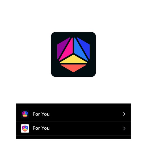 For You social media algorithm icon (app icon) Design von Luckart.id