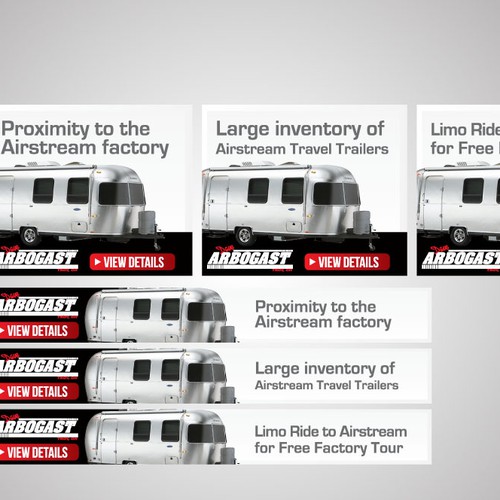 Arbogast Airstream needs a new banner ad Design by Priyo