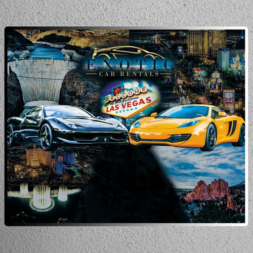 exotic car picture/destination wall poster! Design by Nikola Dimeski