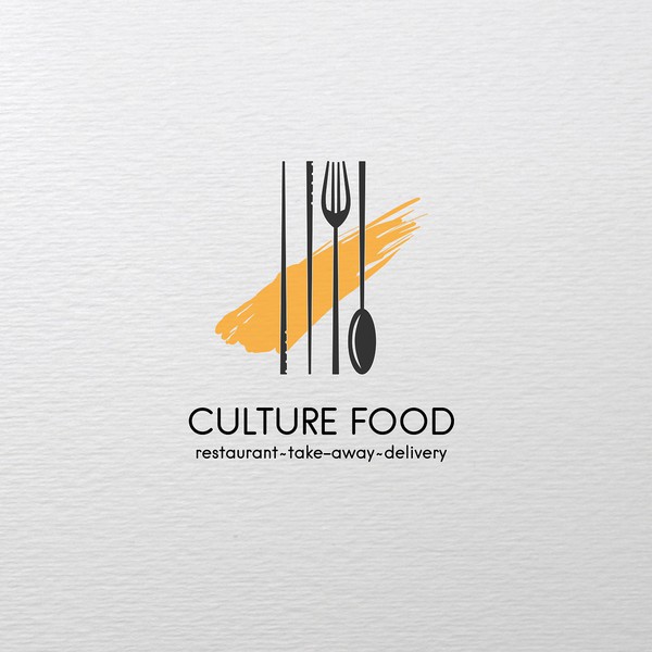 Clean and modern logo for reastaurant