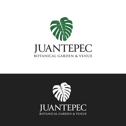 Botanical garden & Venue Logo creation (we would like to use the leaf as a cut out on a steel plaque (with holes in the  Design by Sand82