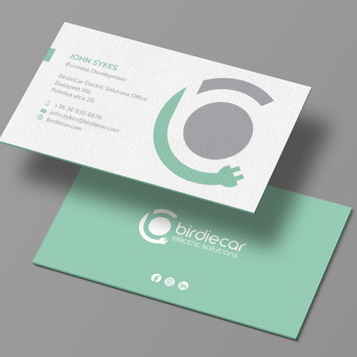 business card for company called birdie Design by Xclusive16