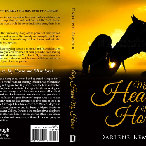 A great horse book needs a great cover! Design réalisé par Nitsua