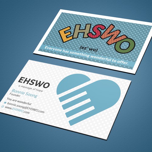 A Cool, Fun Business Card That's Not Really A Business Card - Have fun with this!!!  EHSWO.com Design by Roni_