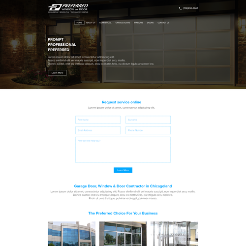 Preferred Window And Door Landing Page Landing Page