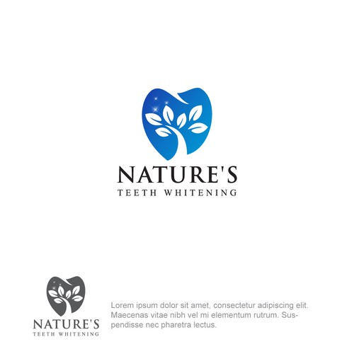 Nature's Teeth Whitening - Needs a Natural Company Logo Design by hasnagraphics