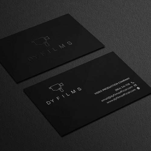 Business card for video production company Design by Galaxiya