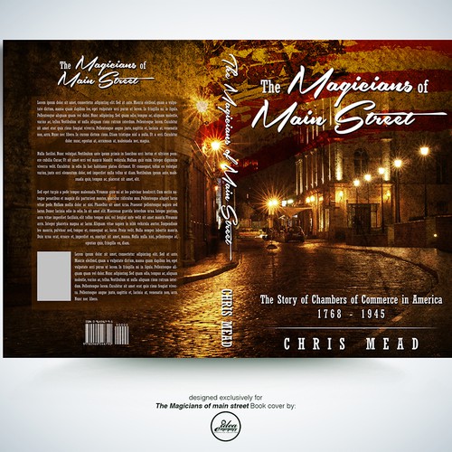 Bring the American Chambers of Commerce historical impact to life with a cover!! Design by brad designs