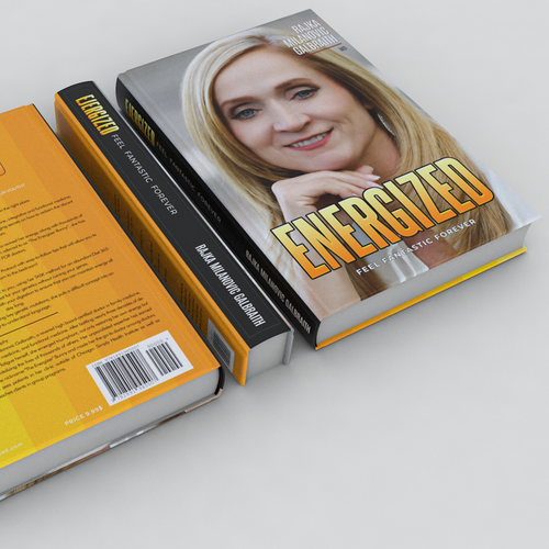 Design a New York Times Bestseller E-book and book cover for my book: Energized Design by Max63
