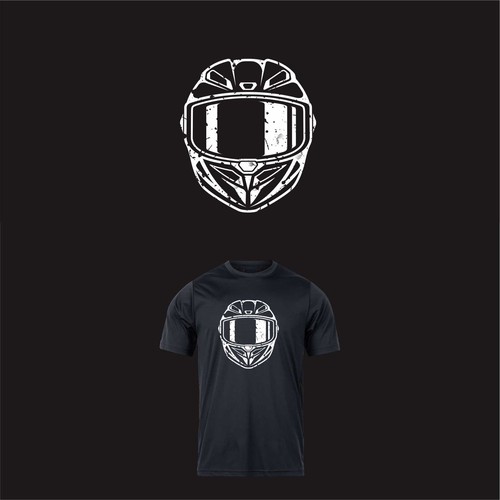 Design di Sporty motorcycle helmet logo for clothing di monemtu