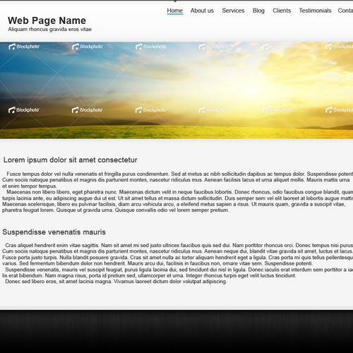 1-3 Page Website Template Design von kpp0209