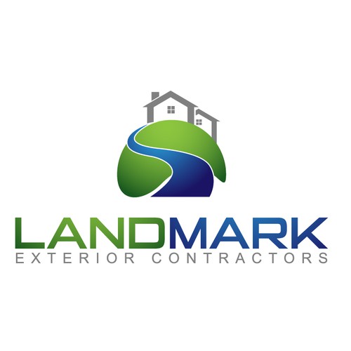 Help Landmark Exterior Contractors with a new logo Design by Rohmatul