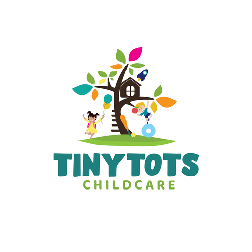 Colorful and playful logo for my in-home daycare. I would like to see kids playing and learning . I have kids 6 month up Design by maharet