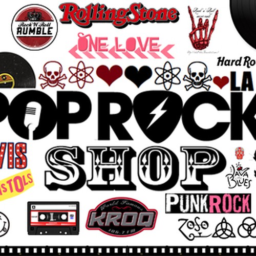 Pop rock shop needs a new logo, concours de Logo