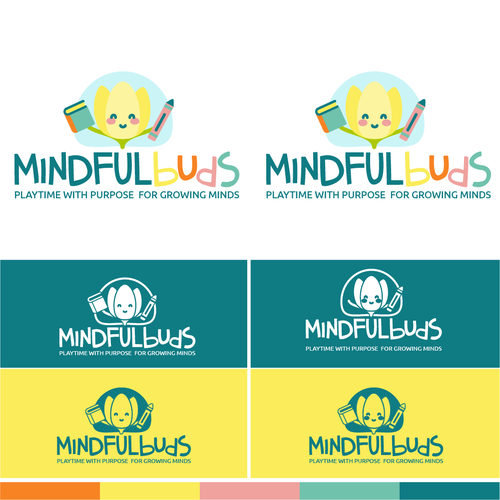 Appealing logo for early childhood learning resources business Design by Sara Chester