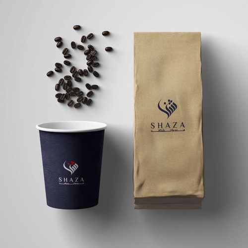 LOGO FROM 3 LETERS IN ARABIC ALPHABET شذا Design by syed ahmed 011