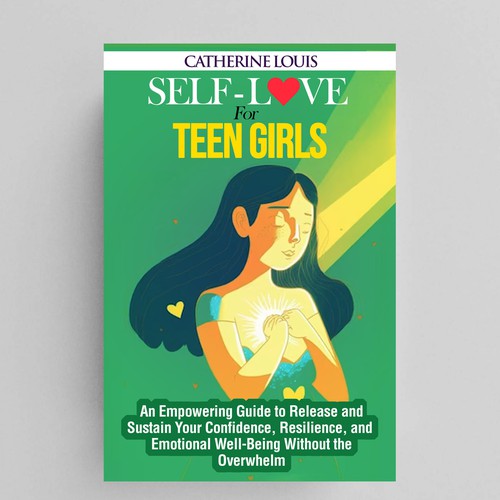 colorful cover to appeal to teen girls and their self-esteem Design by COMGUYZ