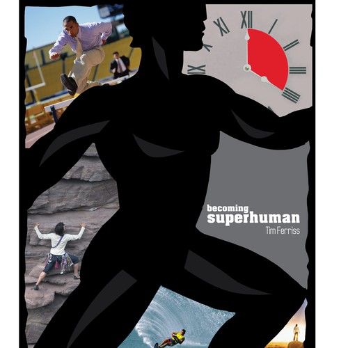 "Becoming Superhuman" Book Cover デザイン by Alfronz