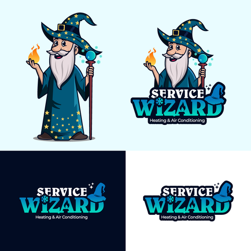 Service Wizard Logo Design by Luel