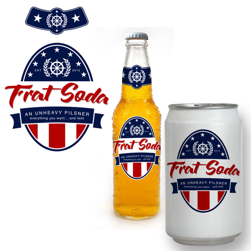 Create a logo for a new breed in light beer - Frat Soda! | Logo design ...